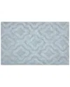 Knightsbridge Link Bath Rug In Blue