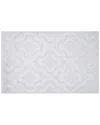 Knightsbridge Link Bath Rug In White
