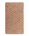 Knightsbridge Melange Bath Rug In Beige