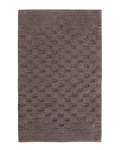 Knightsbridge Melange Bath Rug Stone Stone In Brown
