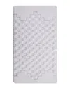 Knightsbridge Melange Bath Rug In White