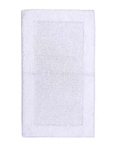 Knightsbridge Naples Bath Rug In White