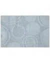 Knightsbridge Orbit Bath Rug In Blue