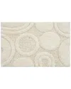 Knightsbridge Orbit Bath Rug In Ivory