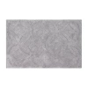 Knightsbridge Rectangle Bath Rug In Gray