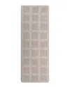 Knightsbridge Square Honey Comb Bath Rug In Ivory