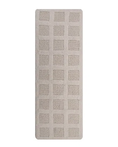 KNIGHTSBRIDGE KNIGHTSBRIDGE SQUARE HONEY COMB BATH RUG
