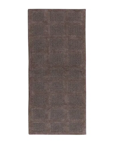 KNIGHTSBRIDGE KNIGHTSBRIDGE SQUARE HONEY COMB BATH RUG