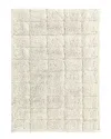 Knightsbridge Summer Tile Bath Rug In Ivory