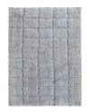 Knightsbridge Summer Tile Bath Rug In Silver