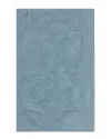 Knightsbridge Tuft Twisted Bath Rug In Blue