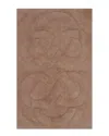Knightsbridge Tuft Twisted Bath Rug In Natural