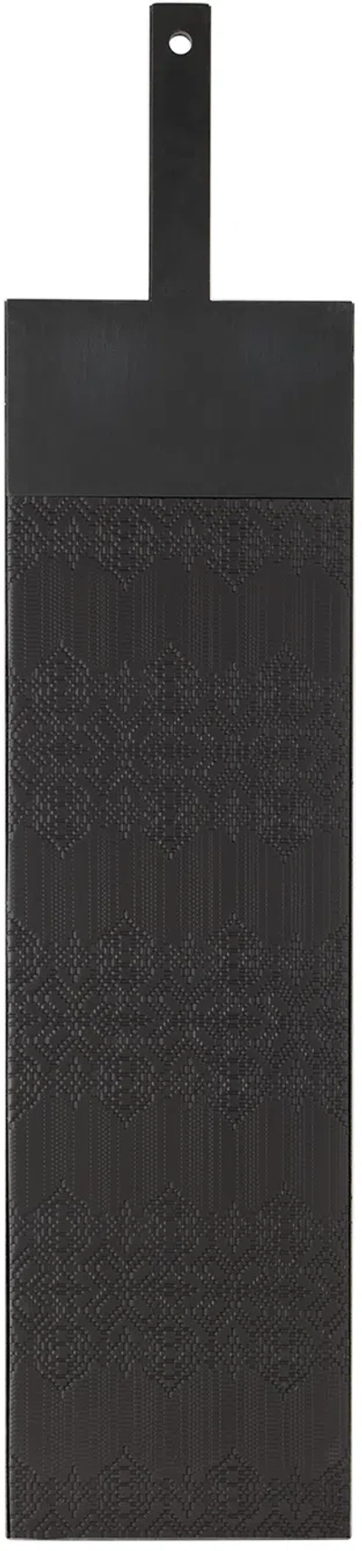 Knindustrie Black Glocal In/taglio 2 Serving Board In Nero