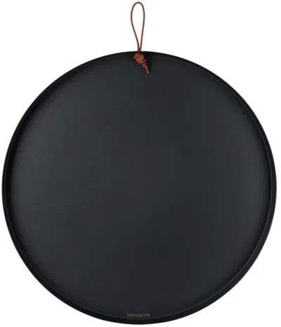 Knindustrie Black Live/ly Serving Tray In Charcoal