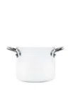 Knindustrie Glass Pot (24cm) In White