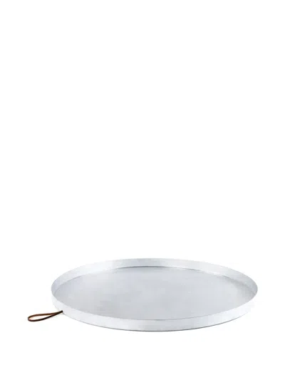 Knindustrie Live/ly Round Tray (67cm) In Silver
