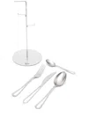 Knindustrie Logo-engraved Flatware Set (four Person Setting) In Silver