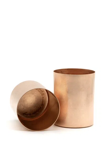 Knindustrie Mule Copper Mug (set Of Two) In Orange