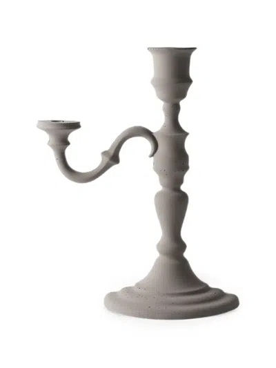 Knindustrie Progetto Lara Caffi Candelabra In Gray