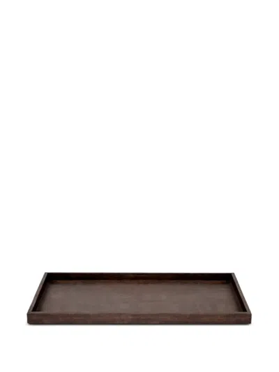 Knindustrie Rechteckiges Tablett In Brown