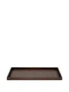 Knindustrie Rectangular-shape Tray In Brown