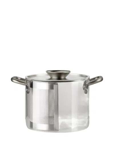 Knindustrie Side-handle Cookware (set Of Three) In Silver