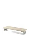 Knindustrie Travertine Wood Centerpiece In Neutral