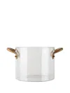 Knindustrie X Massimo Castagna The Glass Pot (24cm) In Transparent