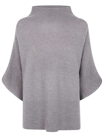 Knit Knit Turtleneck Wool Sweater In Brown