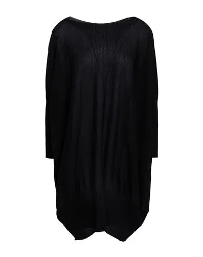 Knit Knit Woman Mini Dress Black Size M Wool