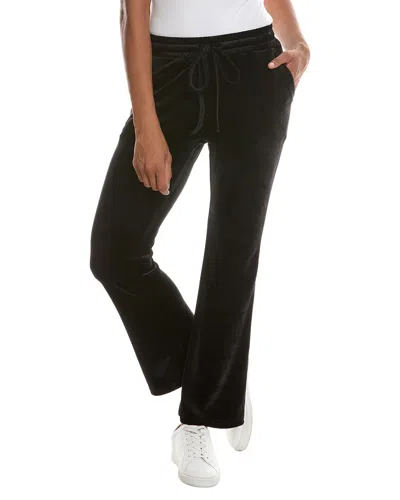 Knit Riot Classic Velour Pant In Black