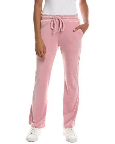 Knit Riot Classic Velour Pant In Transparent