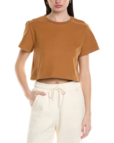 Knit Riot Harbor Crop T-shirt In Multi