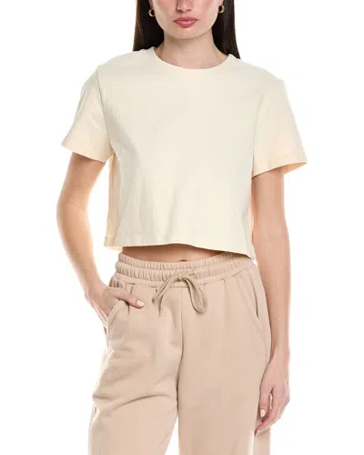 Knit Riot Harbor Crop T-shirt In Metallic