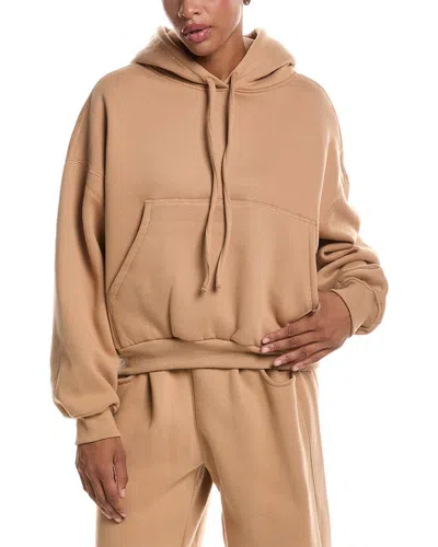 Knit Riot Harbor Oversized Hoodie In Brown