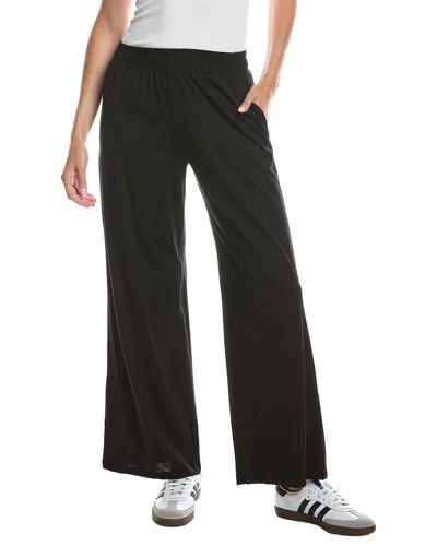 Knit Riot Relaxed Flow Wide Leg Pant In Black