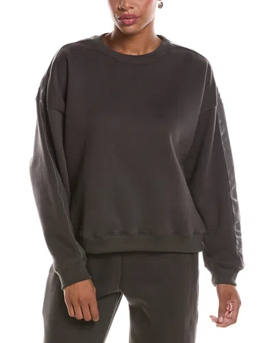 Knit Riot Stride Track Sweatshirt In Gray