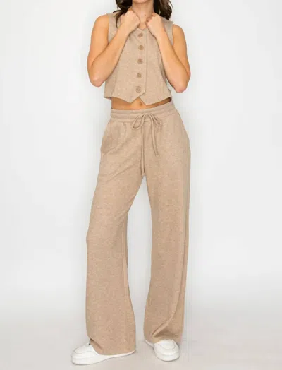Knit Riot Sutton Lounge Pants In Mocha In Neutral