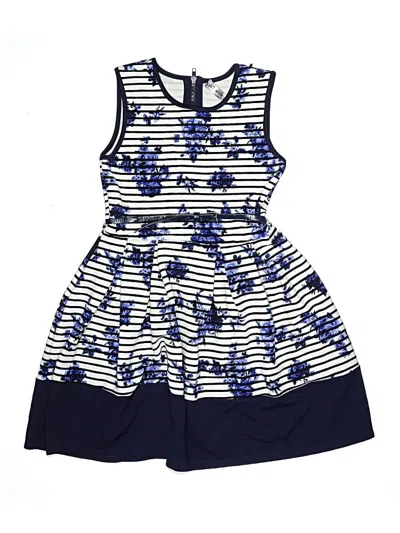 Pre-owned Knit Works Kids' Dress In Blue