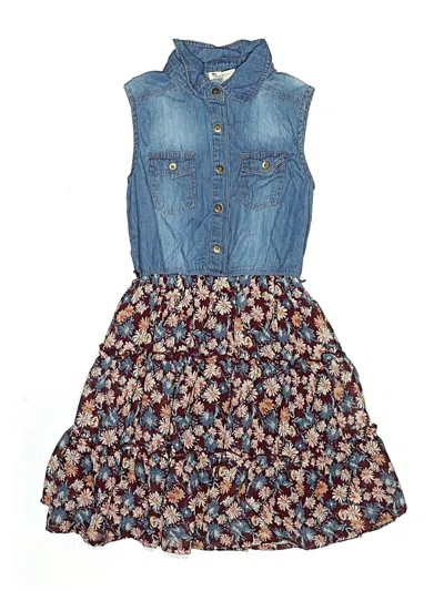Pre-owned Knit Works Kids' Dress In Blue