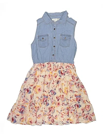 Pre-owned Knit Works Kids' Dress In Blue