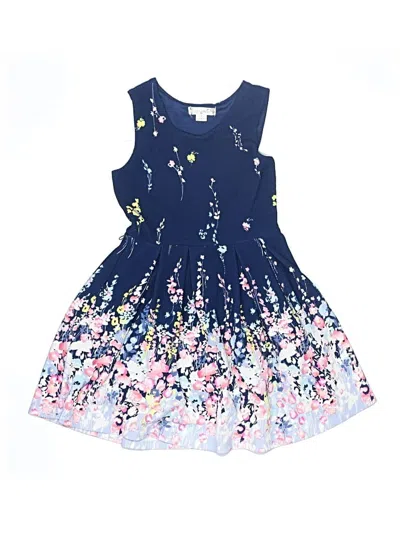 Pre-owned Knit Works Kids' Dress In Blue