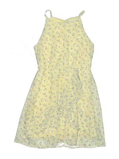 Pre-owned Knit Works Kids' Dress In Yellow