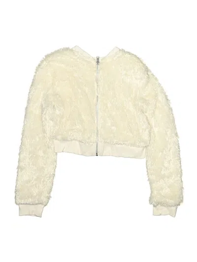 Pre-owned Knit Works Kids' Jacket In Ivory