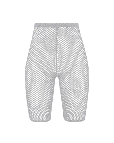 Knitel Reflective Shorts In White