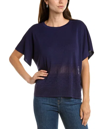 Knitss Olivia Top In Blue