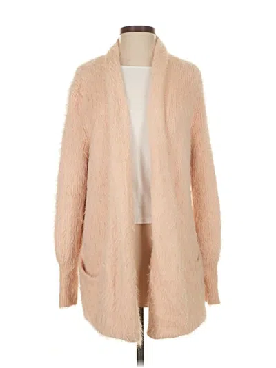 Pre-owned Knitted & Knotted Cardigan Sweater In Pink