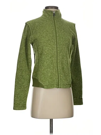 Pre-owned Knitted & Knotted Jacket In Green