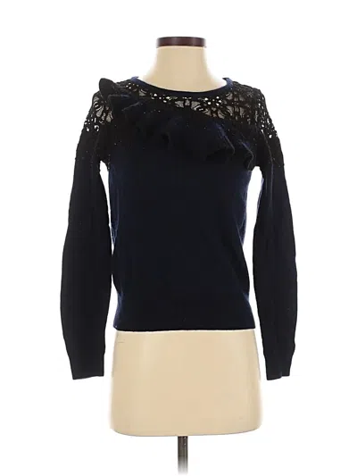 Pre-owned Knitted & Knotted Pullover Sweater In Blue