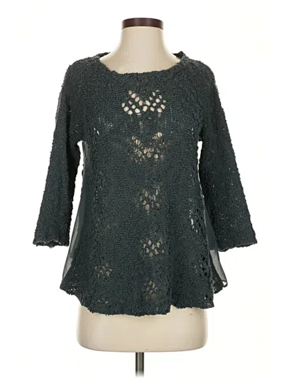 Pre-owned Knitted & Knotted Pullover Sweater In Blue
